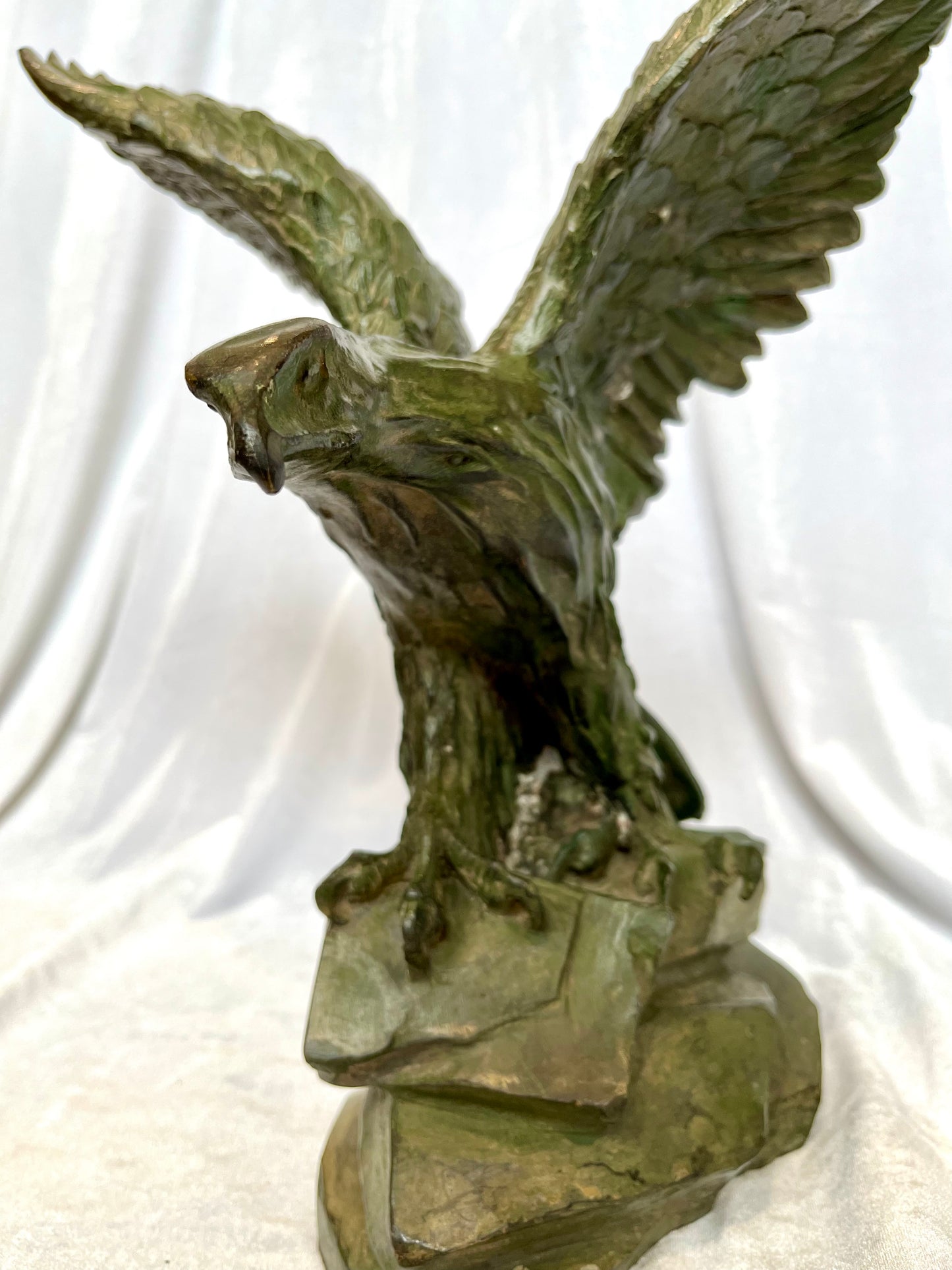 Bronze Eagle Sculpture (Attributed to Dan Brown)