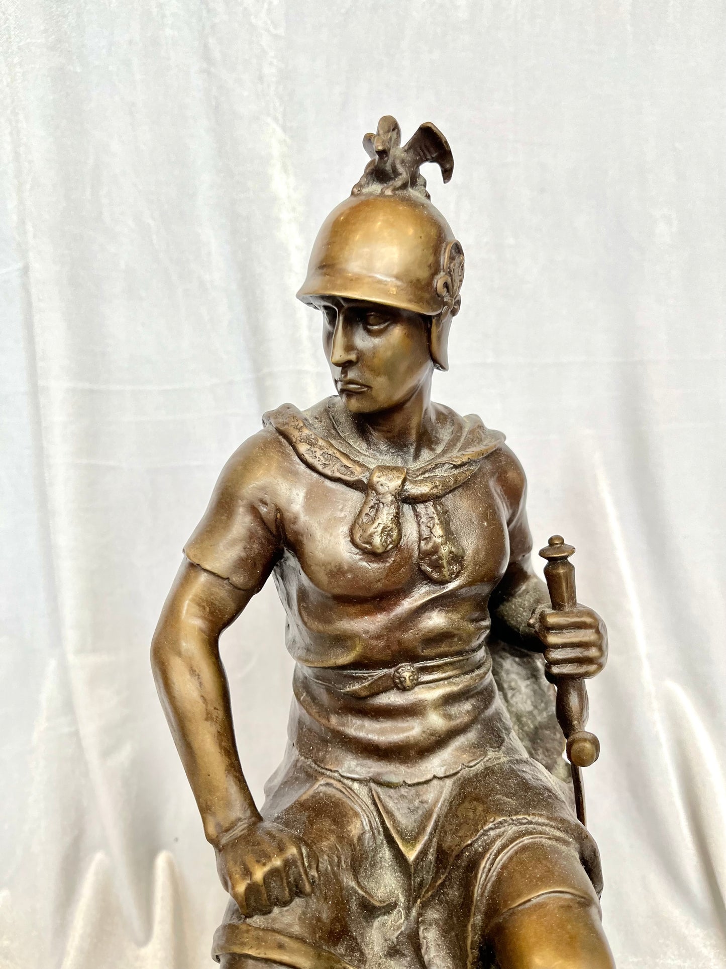 Bronze Sculpture of Roman Soldier by Pierre Julien