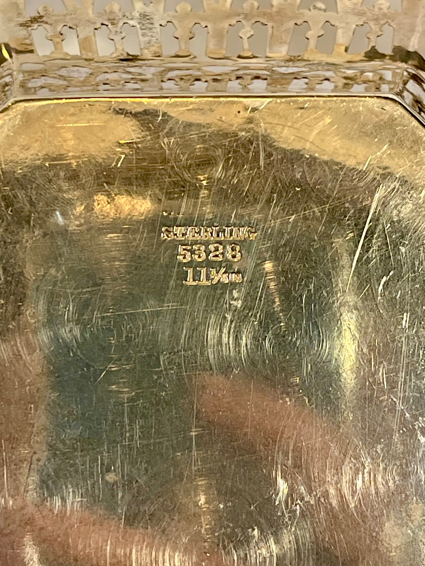 Antique Sterling Silver Tray