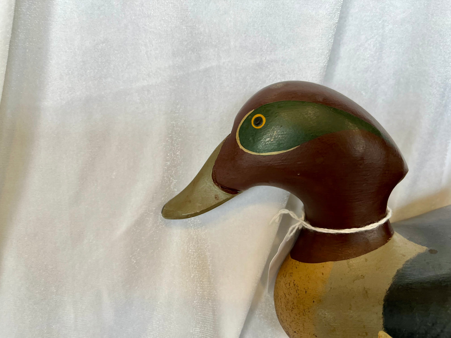 Dave Walker Carved Wood Duck Decoy