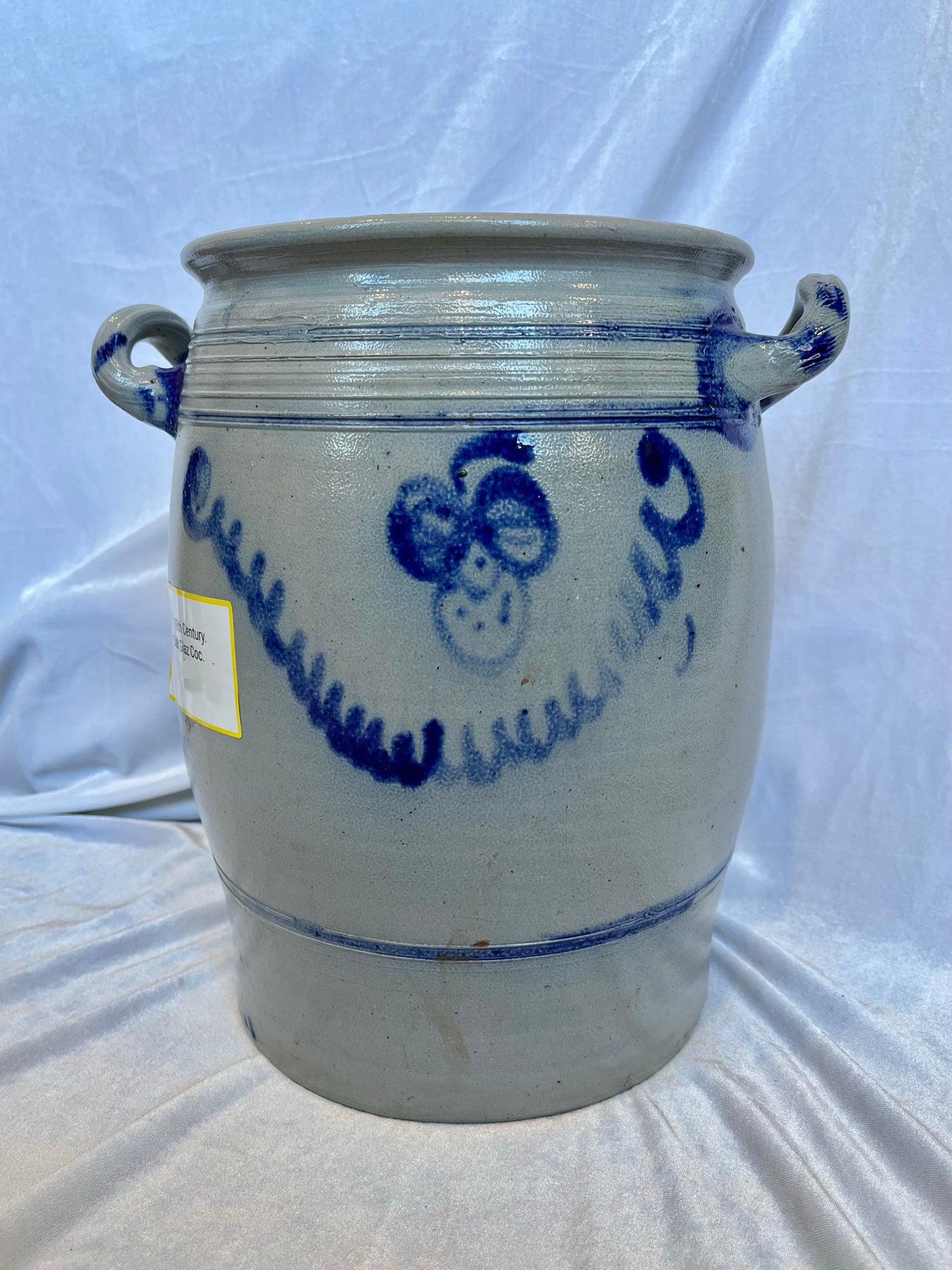 19th Century Salt Glazed Crock