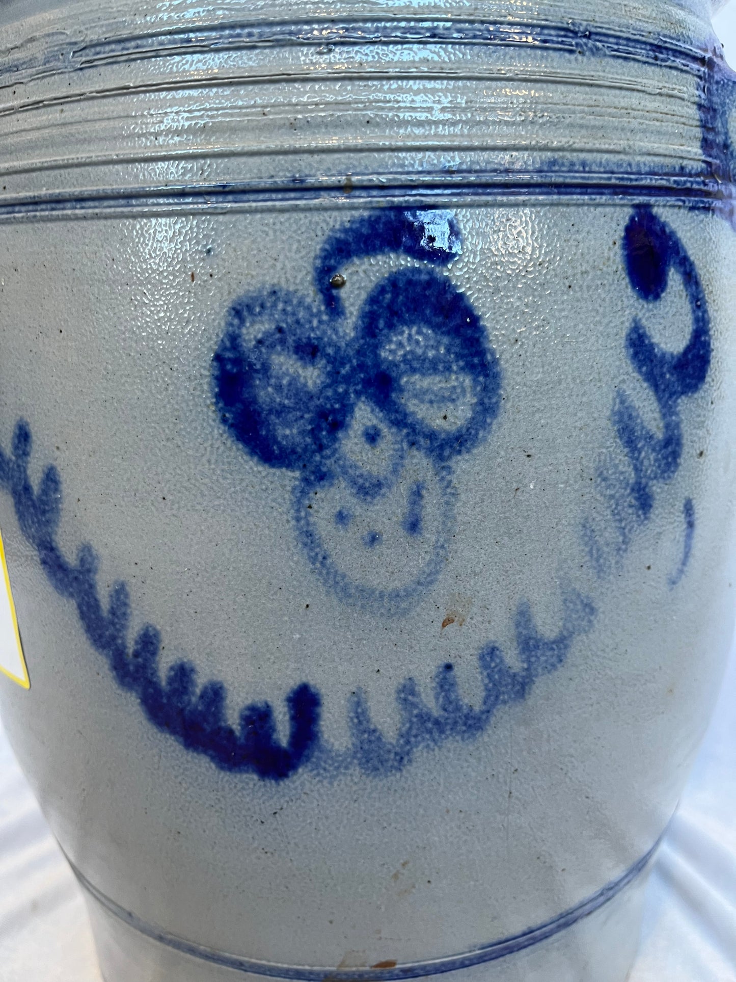 19th Century Salt Glazed Crock