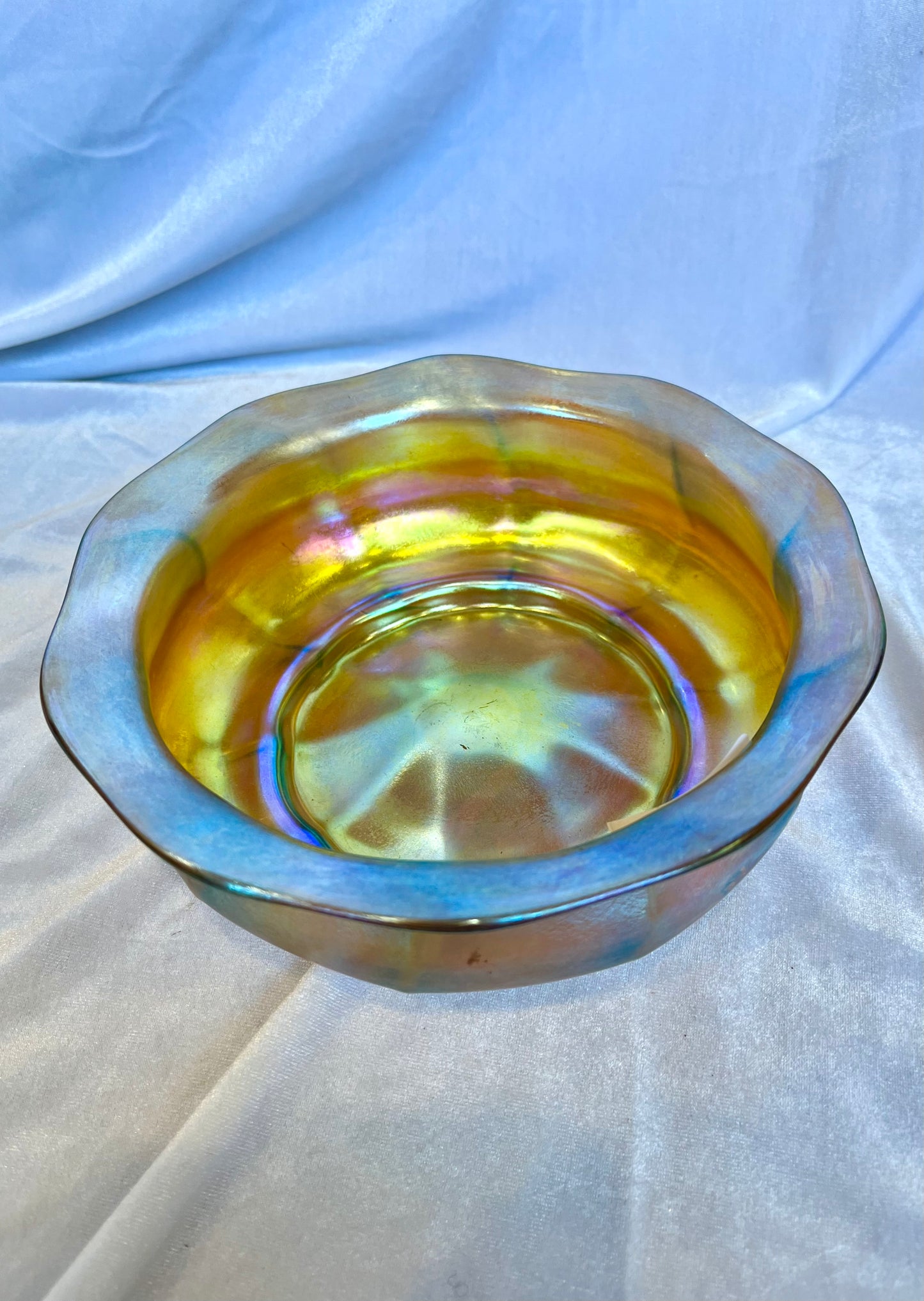 Tiffany Favrile Glass Flared Bowl
