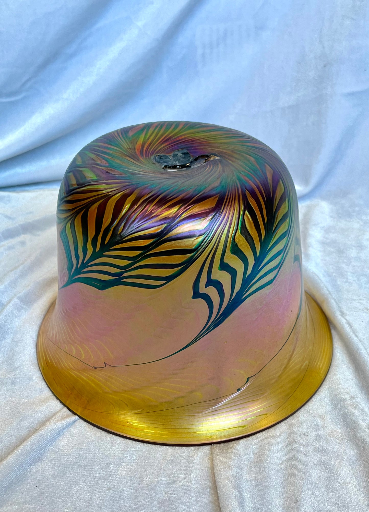 Lundberg Studios Iridescent Art Glass Vase