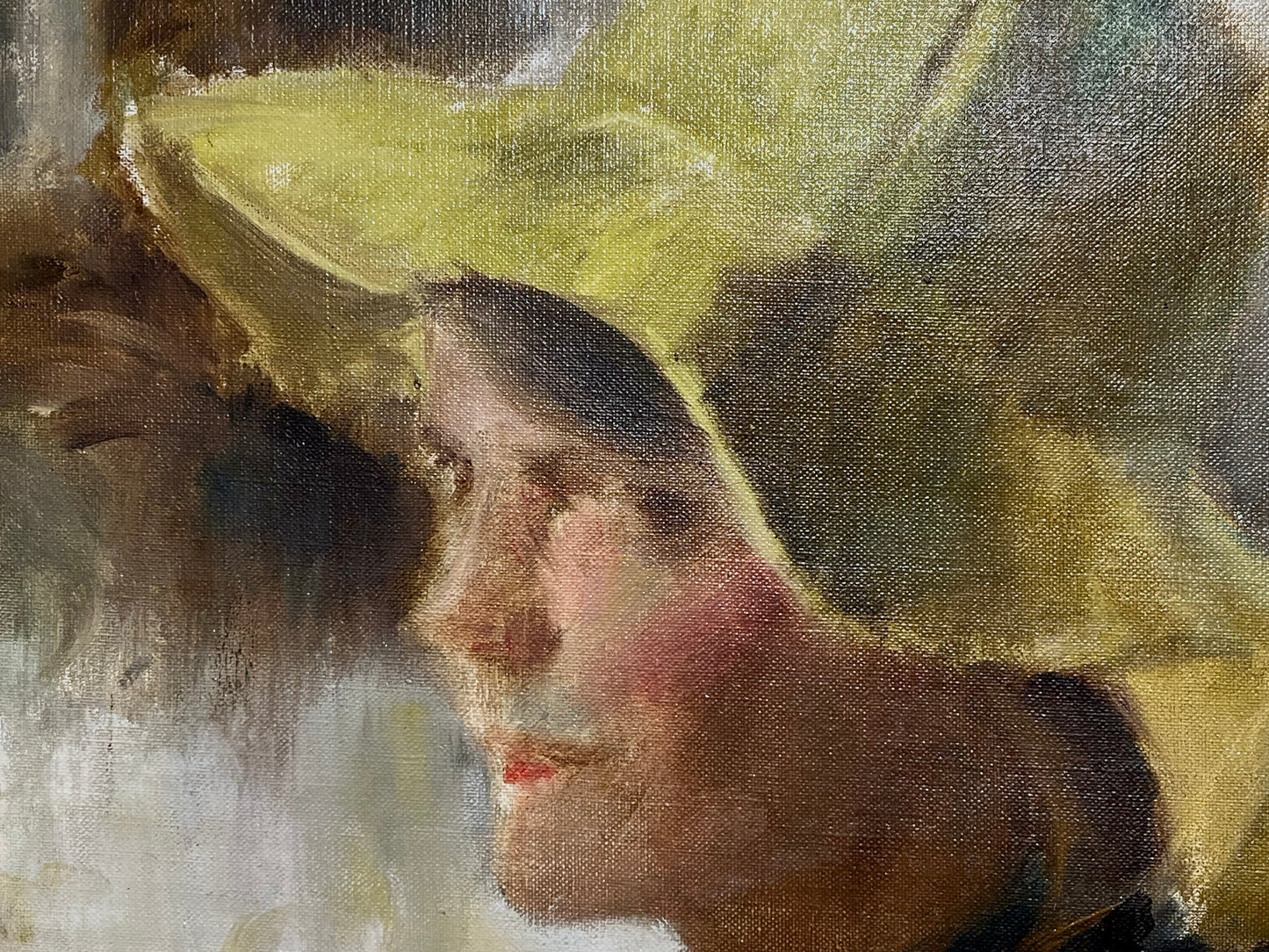 Portrait of Emilie, his wife by Samuel Edmund Oppenheim (1901-1996)