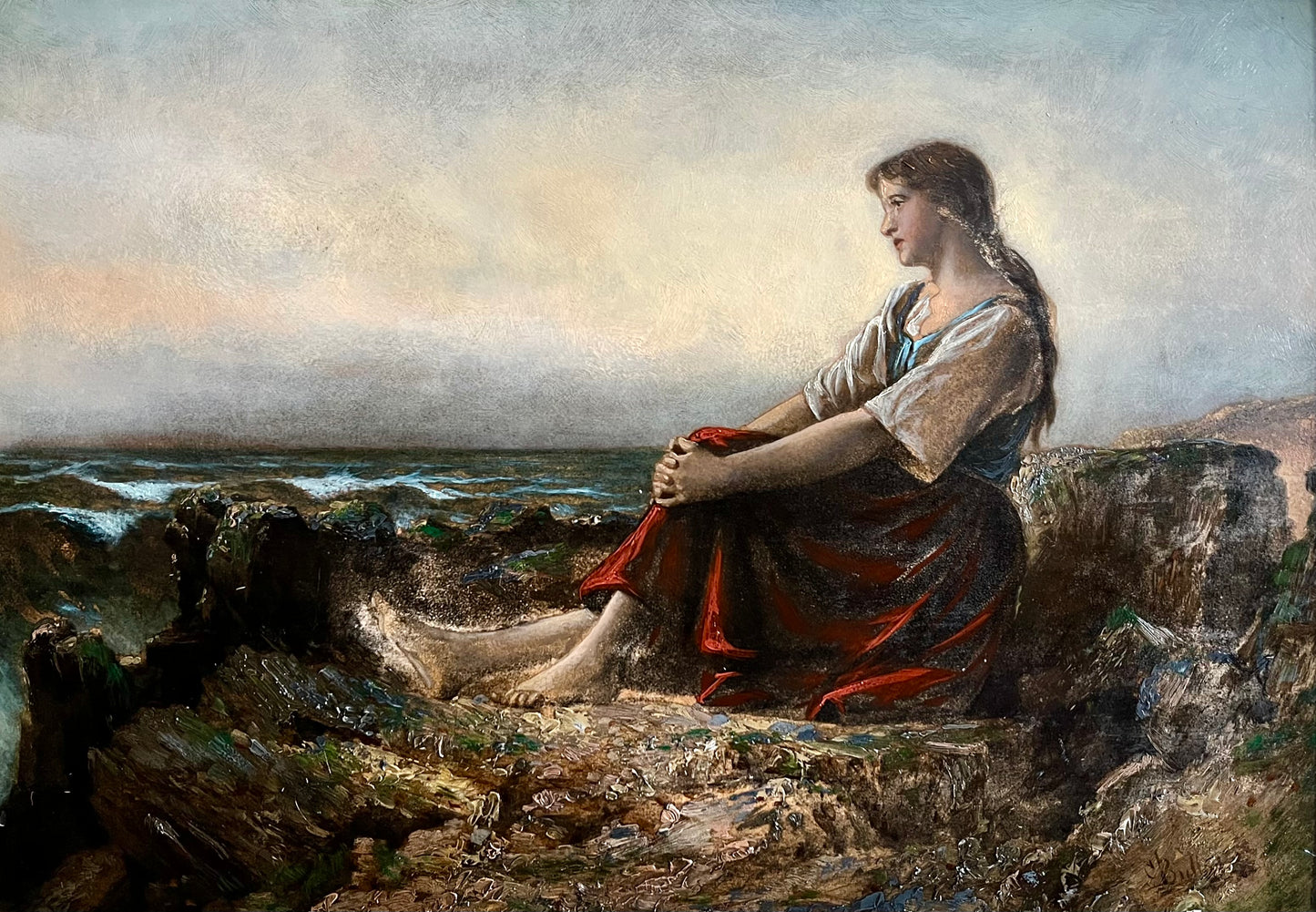 Charles Bullet II Portrait of Woman by the Sea