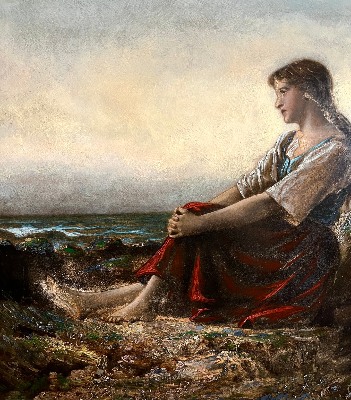 Charles Bullet II Portrait of Woman by the Sea