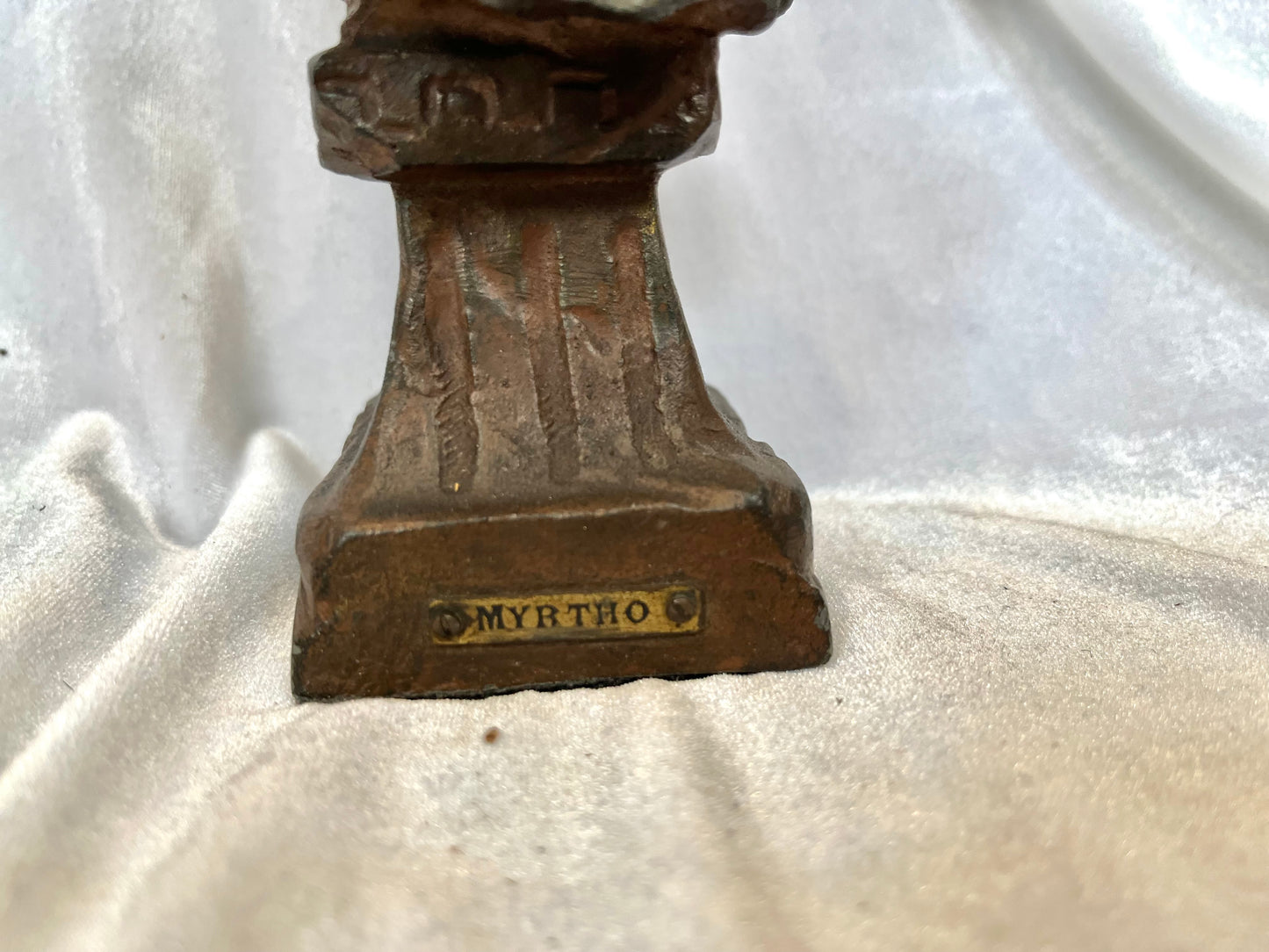 19th c French Bronze Woman Bust