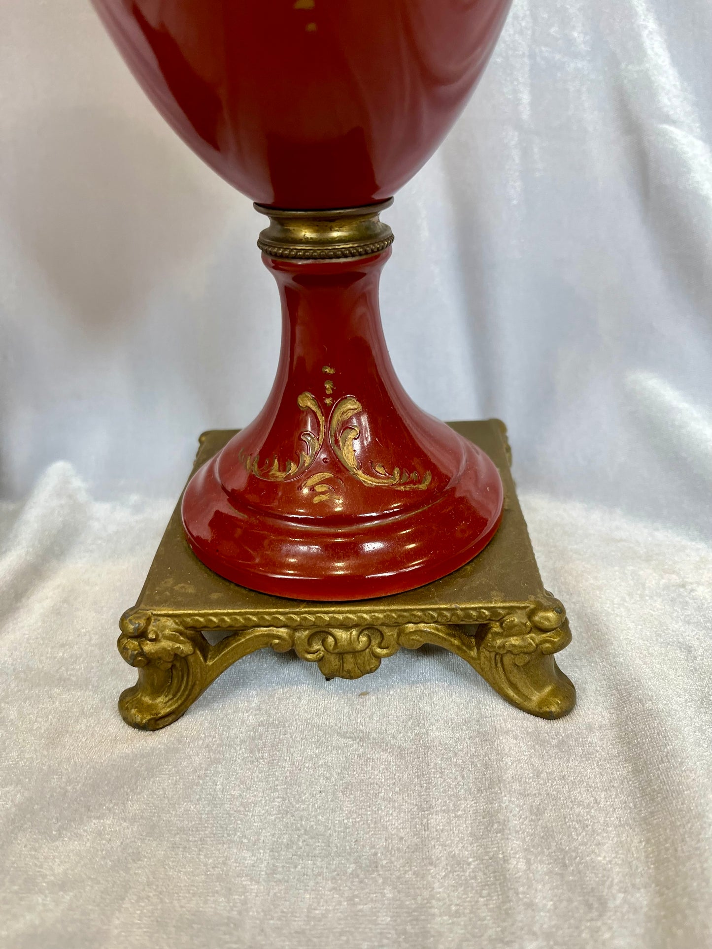 Pair of French 19th Century Mantel Urns