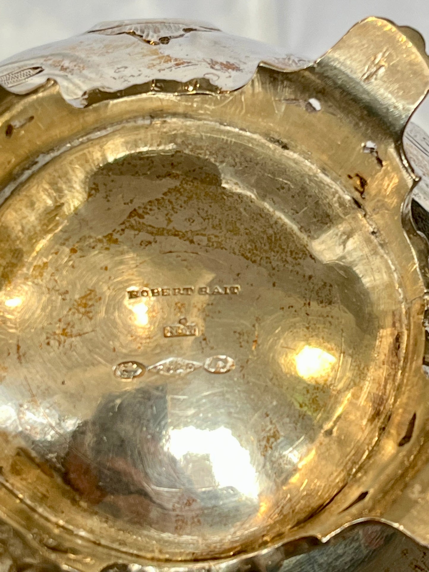 19th Century Sterling Silver Pitcher by Robert Rait