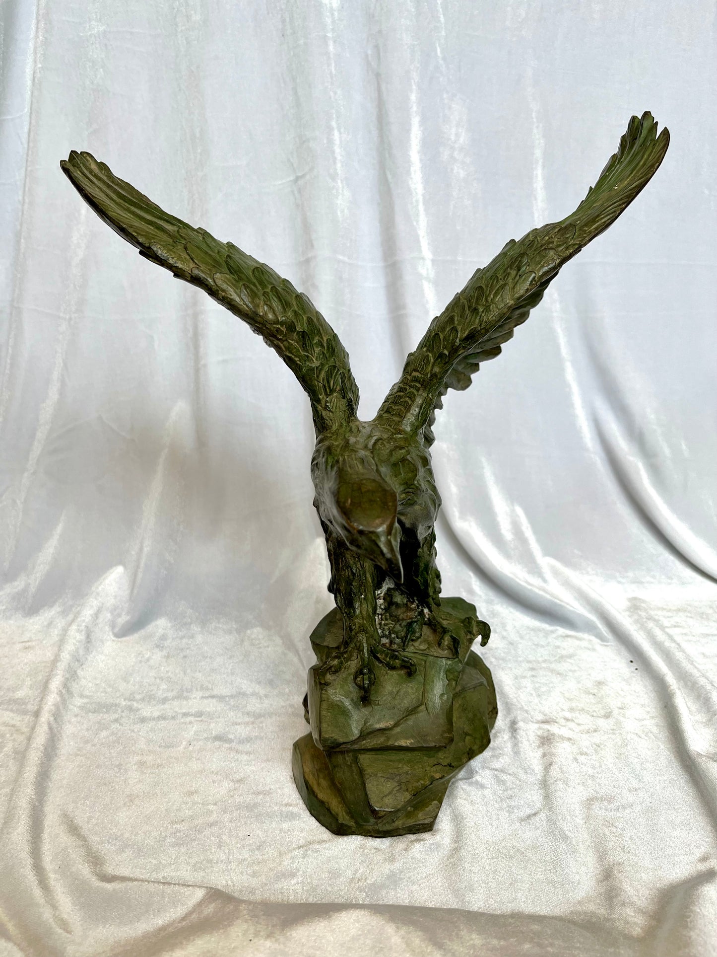 Bronze Eagle Sculpture (Attributed to Dan Brown)