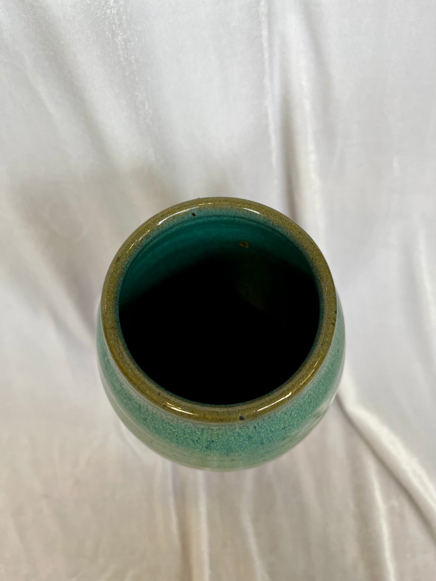 Brooman Pottery Blue and Brown Vase