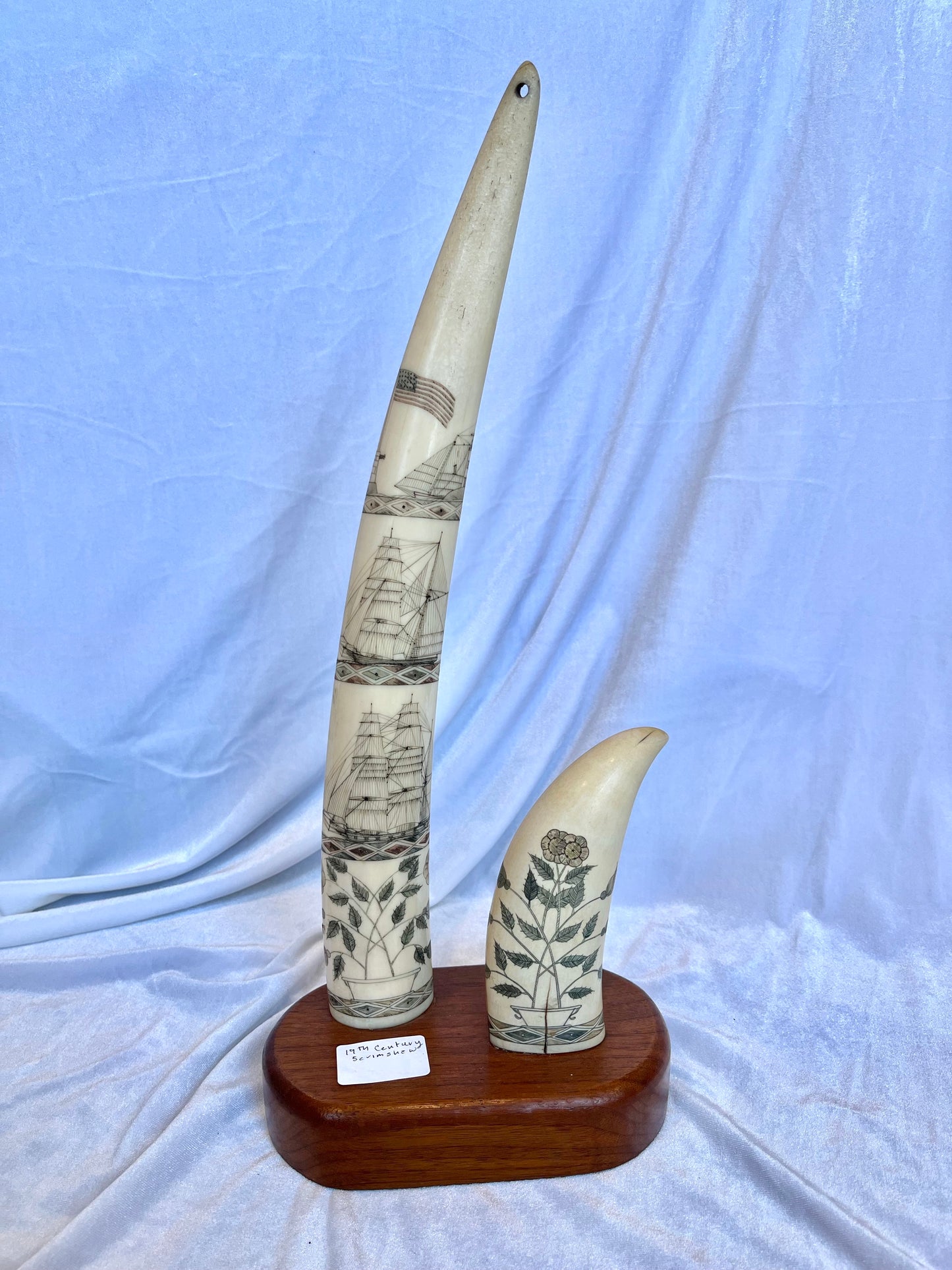 19th Century Scrimshaw Set