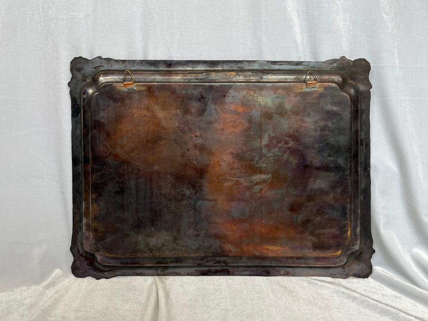 Art Noveau Egyptian Etched Tray