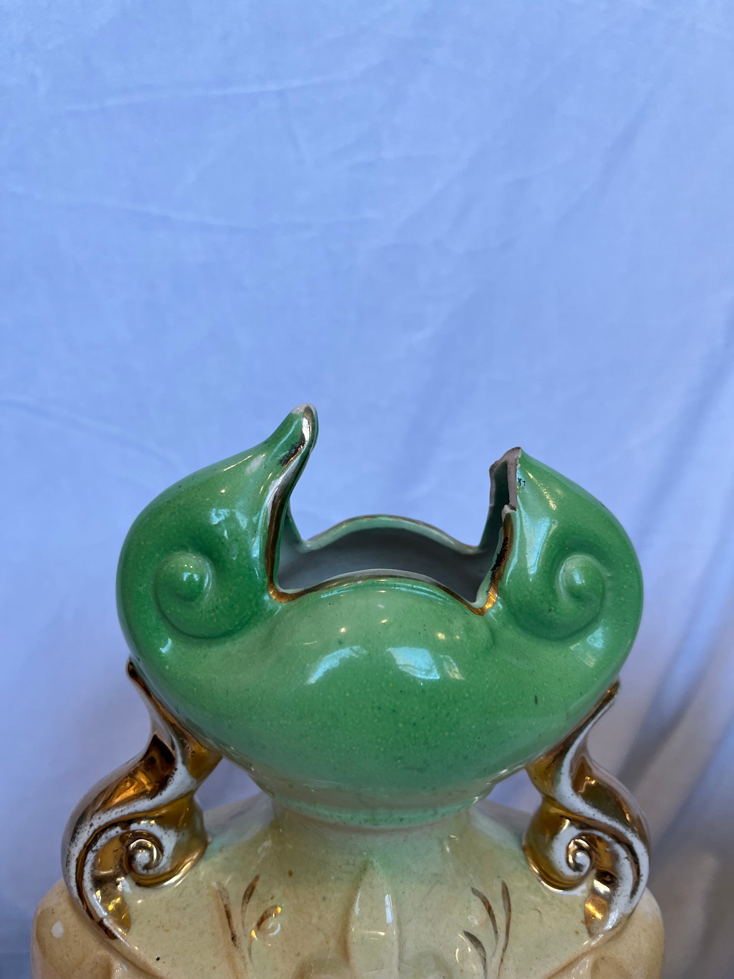 Pair of Austrian Art Noveau Floral Vases