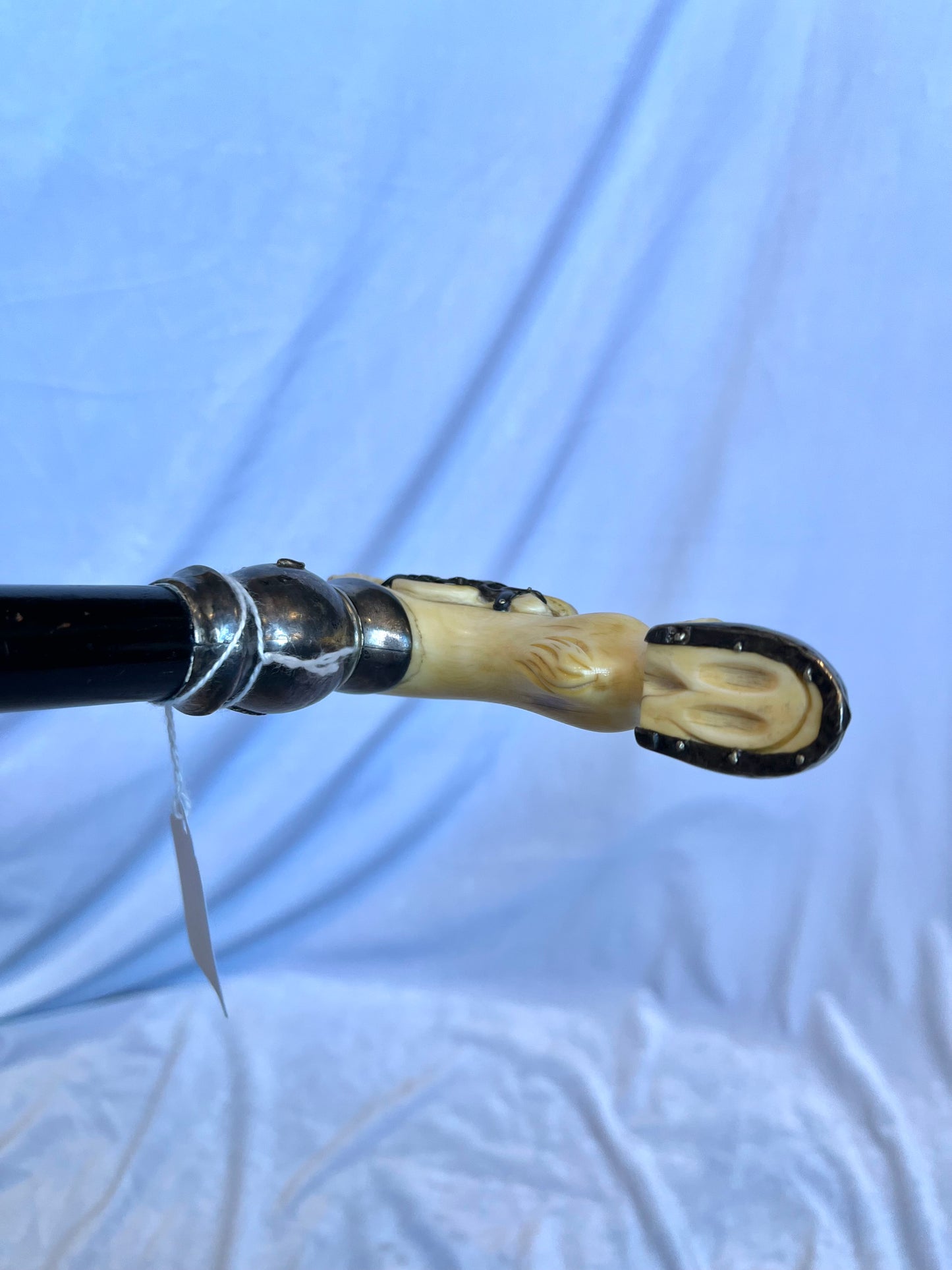19th Century Carved Horse Cane