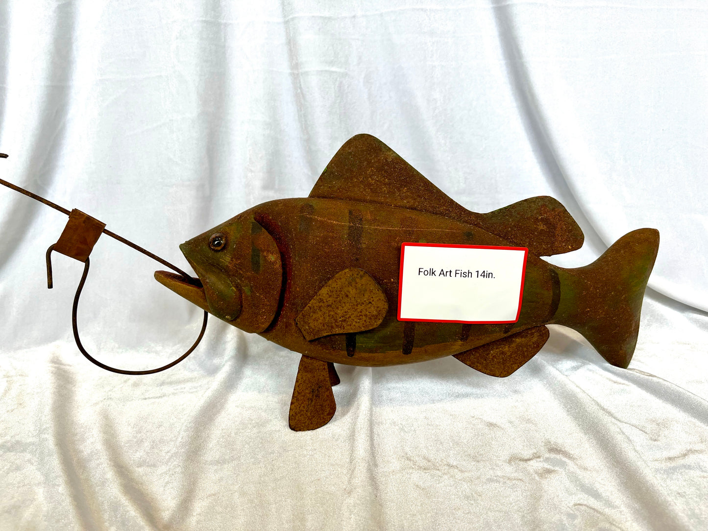 20th Century Folk Art Fish 14"