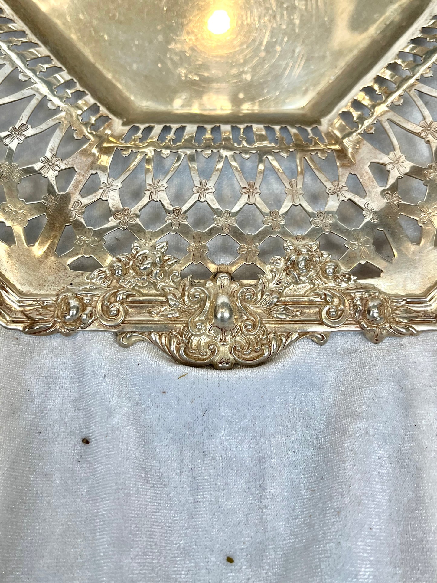 Antique Sterling Silver Tray