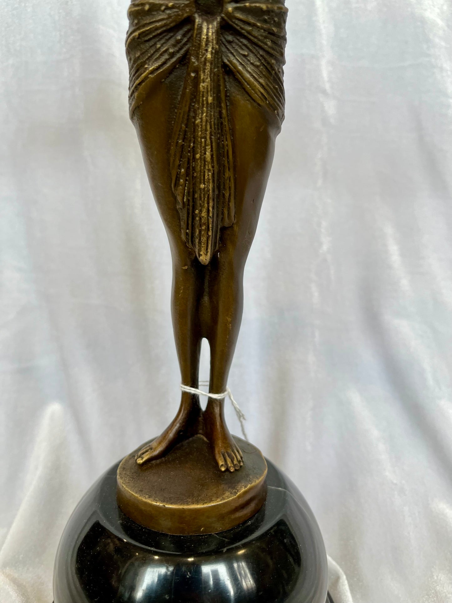 Claire Jeanne Roberte Colinet French 19th c. Bronze Sculpture of Dancer