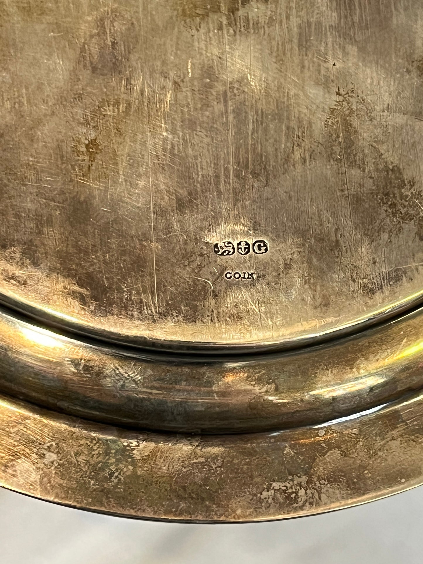 19th Century Coin Silver Presentation Plate
