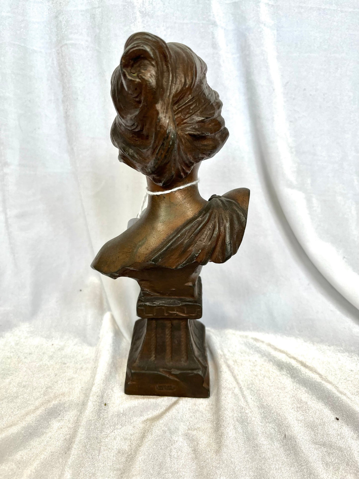 19th c French Bronze Woman Bust