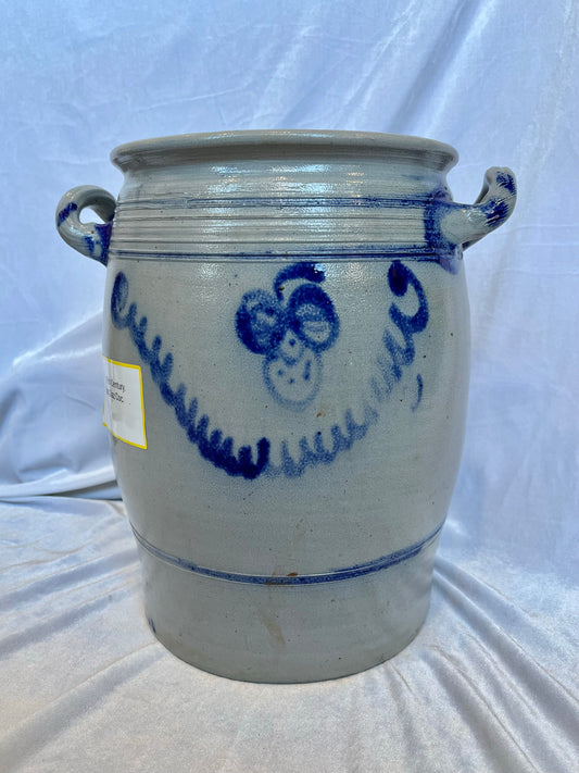 19th Century Salt Glazed Crock