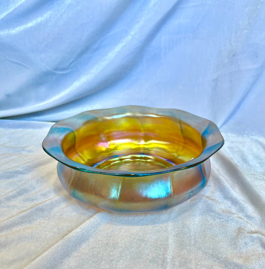 Tiffany Favrile Glass Flared Bowl