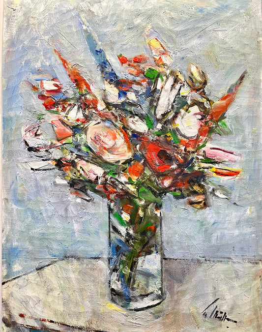 Continental School Floral Still Life