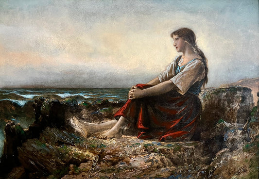 Charles Bullet II Portrait of Woman by the Sea