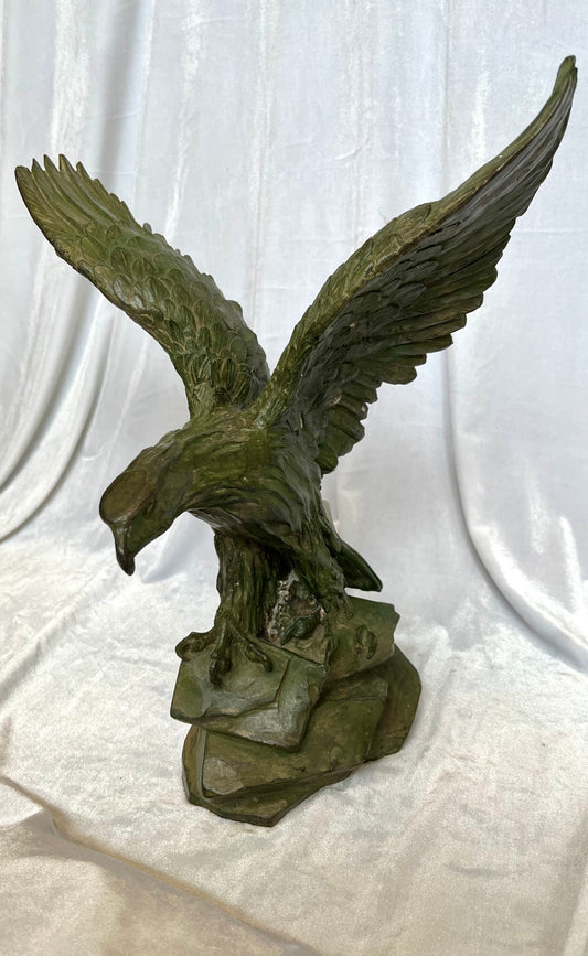 Bronze Eagle Sculpture (Attributed to Dan Brown)