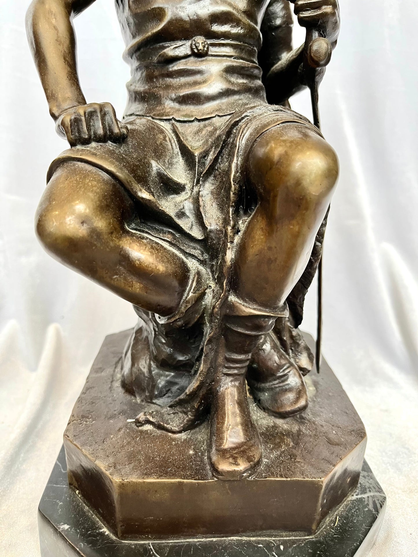 Bronze Sculpture of Roman Soldier by Pierre Julien
