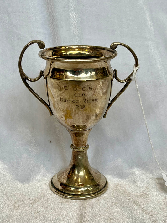Antique Engraved Cycling Trophy